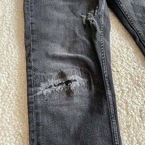 Zara men’s distressed denim jeans